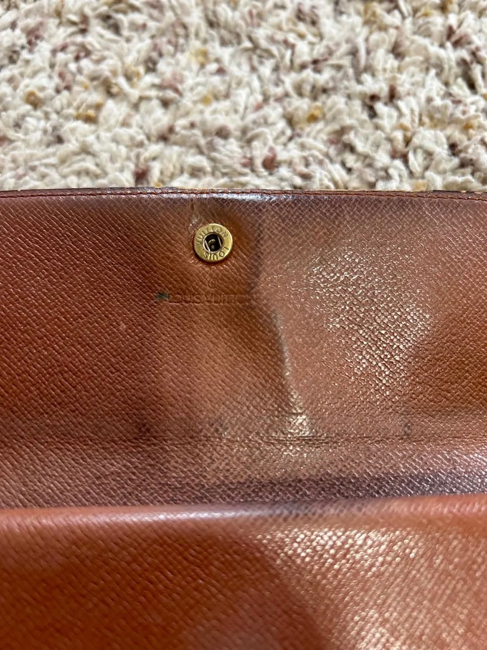 Louis Vuitton Monogram Canvas Black/Brown Continental Wallet